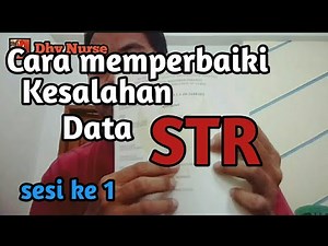 Cara memperbaiki STR yang salah Data