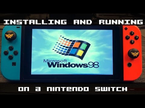 Installing and Running Windows 98 in a Nintendo Switch