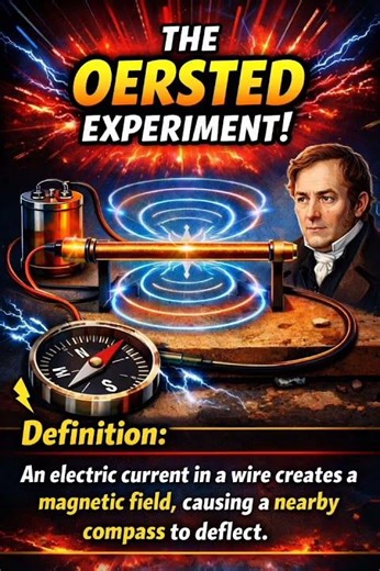 oersted experiment definition #physicsshorts #neet #viral #trending