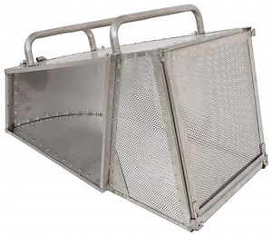Rack'Em Multi-Mount Grass Catcher - Aluminum and Stainless Steel RackEm Grass Catcher RCMMS4
