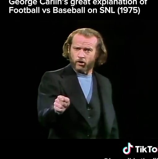 George Carlin's Hilarious Football vs. Baseball Comparison