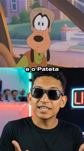 se o Pluto e o Pateta são cachorros,por que um fala e o outro não? #shorts