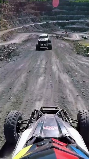RC Monster Truck JUMPS Over Me! 🤯 Epic Off-Road Action!