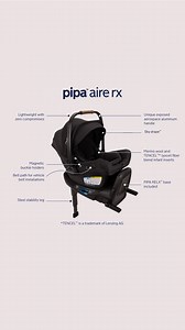 IT’S HERE 🔥 The PIPA aire rx is the newest member of our RENOWNED infant car seat line 🤩 It’s everything you and baby need 👇 🔥 Lightweight with zero compromises because you and baby deserve to move freely 🔥 Integrated magnetic buckle holders to keep straps out of the way when buckling baby in 🔥 Premium and environmentally friendly materials for baby’s ultimate comfort 🔥 Additional GOTS organic cotton infant insert and harness cover set for any newborn oopsies 🔥 Belt path for vehicle belt
