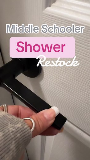 Back to School Shower Restock for Middle Schoolers