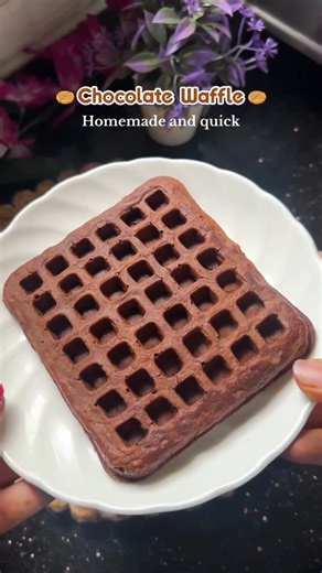 Chocolate Waffles So Good You’ll Forget Pancakes 🍫🧇 #Shorts