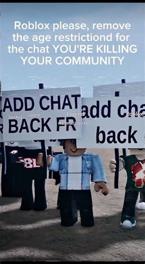 pls roblox remove the restriction age #roblox