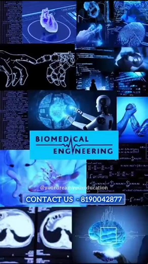 your dream your education on Instagram: "🏥 BIOMEDICAL ENGINEERING – FULL COURSE DETAILS “Doctors-ku help pannra medical machines, patients-oda life-ai save pannra technology, healthcare-ai advanced-aa maatha oru core engineering course than Biomedical Engineering.” 🎓 Course Duration: Biomedical Engineering oru 4 years undergraduate engineering course. 8 semesters-la theory, medical labs, hospital training, internships & final-year project irukkum. 💡 Course Value: Biomedical Engineering medici
