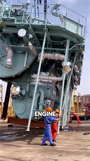 How Do Giant Cargo Ships Move? The Massive Engine Behind Them!