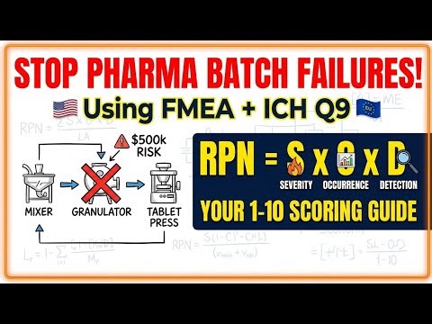 How to Stop a $500k Batch Failure: FMEA Mastery for Pharma QA