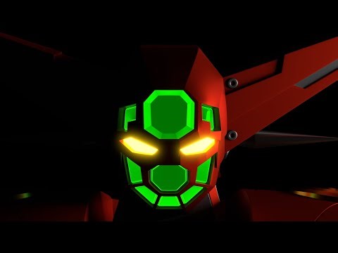 Blender 4.5 Modeling_Getter Robo