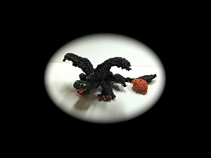 How to Loom Your Dragon (Part 5/9 Toothless/Nightfury Adult)