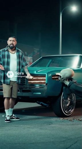 Alien Eats a Cholo’s Lowrider… Then Finds Out It’s Cake 😭💚🍰