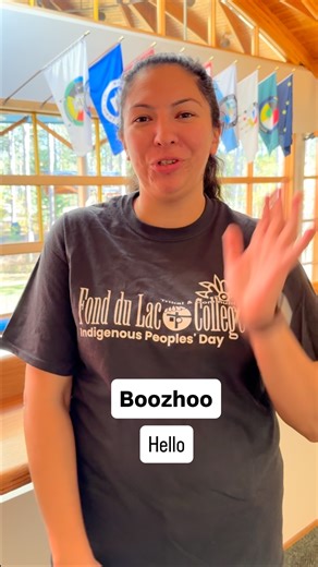 It’s Indigenous Peoples’ Day! To celebrate the holiday, this week’s Ojibwe Phrase of the Week at FDLTCC is Anishinaabe-giizhigad, which means it is Indigenous Peoples’ Day. Miigwech (thank you)! #ojibwephraseoftheweek #fdltcc #indigenouspeoplesday | Fond du Lac Tribal and Community College