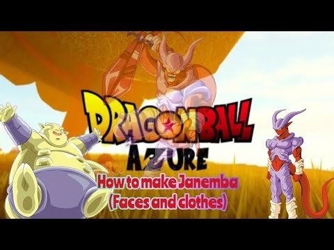 How to make Janemba in Dragon Ball rp Azure! (Shaded faces and clothes)