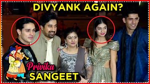 294K views · 22 shares | Priyank Sharma and Divya Agarwal Spotted TOGATHER at #PRIVIKA Sangeet! | Telly Masala | Facebook
