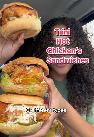 @THC ‘s (Trini Hot Chicken’s) 3 versions of Sandwiches ✨ | Sandwiches