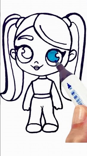 Avatar World Girl Drawing Step by Step #drawing#avatarworld