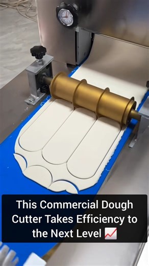 Amature Tech on Instagram: "This video showcases commercial dough cutters in action, highlighting how they transform bulk dough into perfectly portioned pieces with speed and precision. Watch as the machine handles large quantities effortlessly, ensuring consistency and efficiency for bakery operations. It's a satisfying and visually appealing demonstration of modern bakery equipment—perfect for bakery owners, chefs, or anyone interested in efficient food production technology. #CommercialBaking