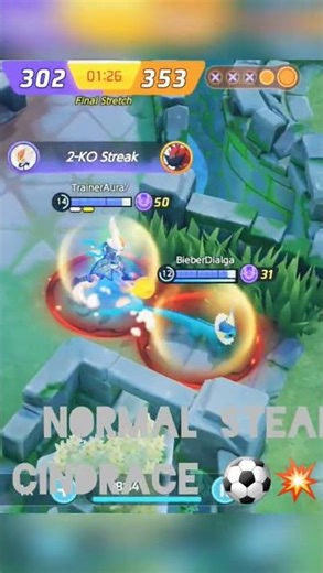 Cindrace had one job ⚽ #pokemonunite #cindrace#pokemon #AuraFarmerYT#gaming #steal #shortsviral