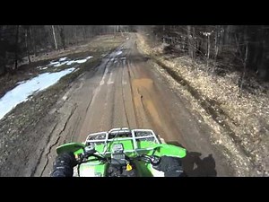 2004 arctic cat 400 4x4 fis manual riding little speed run atc 185s