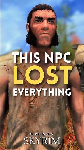This Skyrim NPC Lost Everything