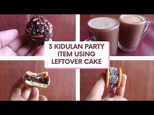 Recipes using leftover Cake without flame|| Party foods||