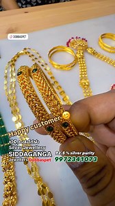 Silver jewellery sets like long green beads hara, bangels, studs, avalakki chain wuth mopu, jumkas, necklace with 92.5 % silver purity 😊👌 Happy customer review 🙏🥰 location 📍 SIDDAGANGA JEWELLERS, Sri Uddaneshwara complex, Sri Uddaneshwara circle, NH - 48 Dobbaspet 562111, (Bangalore Rural District) contact ☎️ 9972341073. #silverjewellery #silverjewellery925 #silverjewels #silver925 #silverornaments #silverhandmade #silverhandmadejewelry #southindianjewellerydesigns #dabaspete #tumkur #dabas