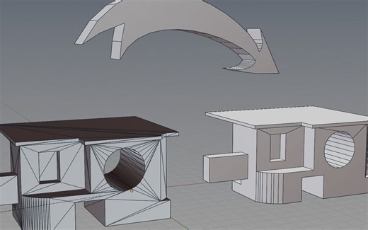 【小教程】blender处理混乱布线小技巧