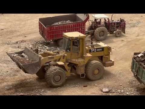 Extreme Quarry Work by Caterpillar 966D Loader Must Watch
