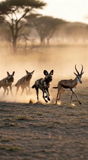 African Wild Dogs Hunting in Perfect Teamwork | Wild Dog Pack Hunt Documentary | Wildlife Survival