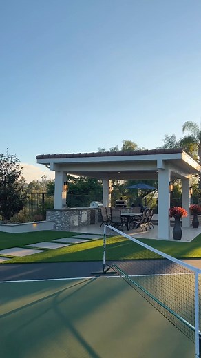 19K views · 249 reactions | Finished Backyard Project  #outdoorkitchen #countertops #construction #pergolas #backyard #patiocover | Rivers Landscape Construction Inc. | Facebook