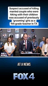 A former North Texas teacher, Andrew James McGann, has been arrested and charged with capital murder in the deaths of Clinton and Cristen Brink at Devil’s Den State Park in Arkansas. The Brinks were hiking with their two young daughters, ages 7 and 9, who were unharmed and are now safe with family. Sierra Marcum told The Associated Press that three years ago, her son was a student in McGann’s fourth grade classroom in Flower Mound, Texas. “And that’s where things really blew up at Donald Element