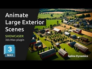 Animate Large Exterior Scenes in 3ds Max with Showcaser! | Sets, Layers & Animation Groups Tutorial