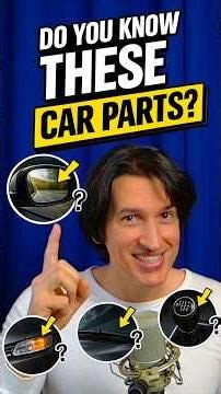 Can You Name ALL These Car Parts? 🚗🔥 | Car Vocabulary Challenge