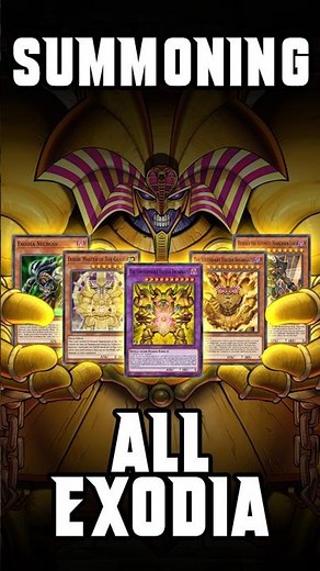Summoning all versions of EXODIA at once! #yugioh #masterduel #exodia