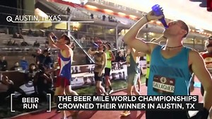 Racers ran a 'Beer Mile,' where you have to drink four beers and run a mile | NowThis