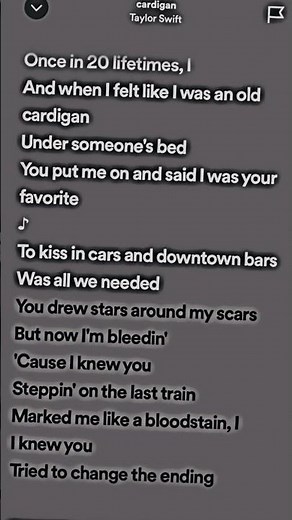 Taylor Swift - Cardigan (Lyrics)
