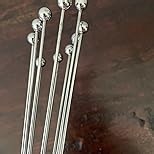 2 Pcs Ball Whisk Set — Stainless Steel Whisk Set with Comfortable Ergonomic Handle | Excellent for Eggs, 10 Ball Head, Easy to Clean — Compact 12” & 10” for Versatile Stirring