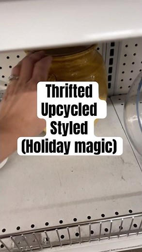 Transforming thrifted finds…Christmas kitchen centerpiece cozy home decor | upcycled & styled