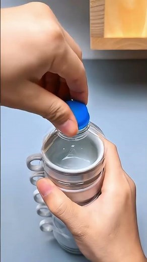 Smart Idea to Recycle Plastic Containers into a Key Holder 🔑♻️