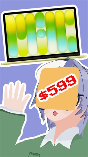 The Macbook Neo Puts Windows Laptops In Trouble #vtuber #apple #macbookneo #macbook