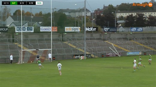 St Pauls lead by 3. Join us LIVE. https://tv.armaghgaa.net/ | Armagh GAA