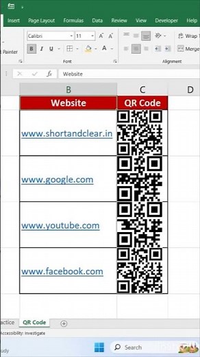 How to make QR Codes in Excel | Excel Tricks and Tips #excel