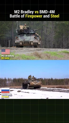 M2 Bradley vs BMD-4M Comparison: Firepower, Armor, and Mobility