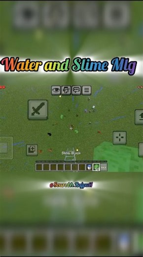 Water and Slime Mlg #minecraft #mlg #viral #trending #pvp #water #slime #boost #buildcraft #spigot