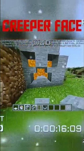 How to Build a Lava Creeper Face Tutorial