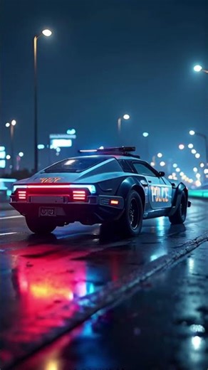 AI Law Enforcement Car From the Future