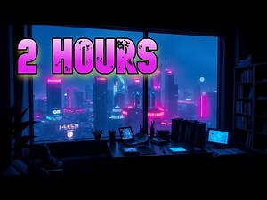 Rainy Neon City: 2 Hour Immersive Soundscape for Deep Work