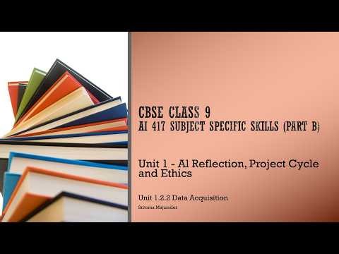 CBSE Class 9 AI (417) | 1.2.2 Data Acquisition Explained | Unit 1 Part B | Easy Explanation